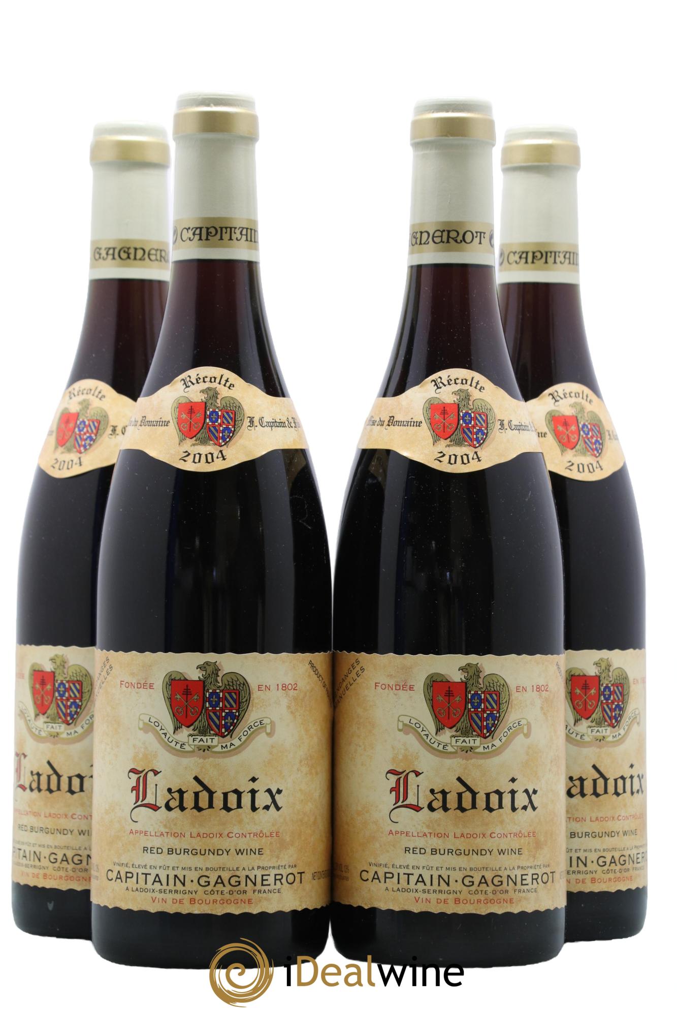 Ladoix Capitain-Gagnerot 2004 - Posten von 4 Flaschen - 0