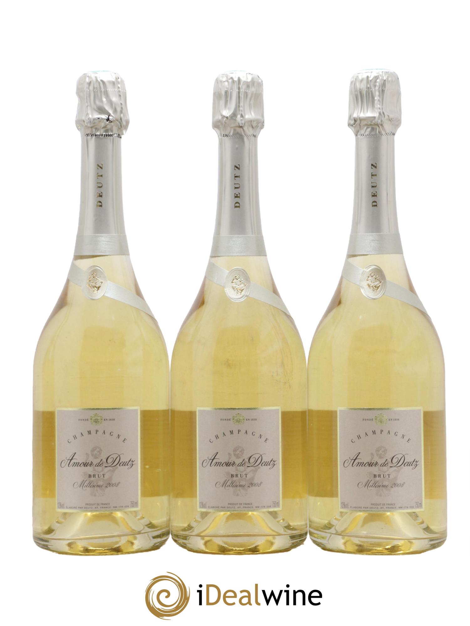 Amour de Deutz Brut Deutz 2008 - Lot de 3 bouteilles - 0