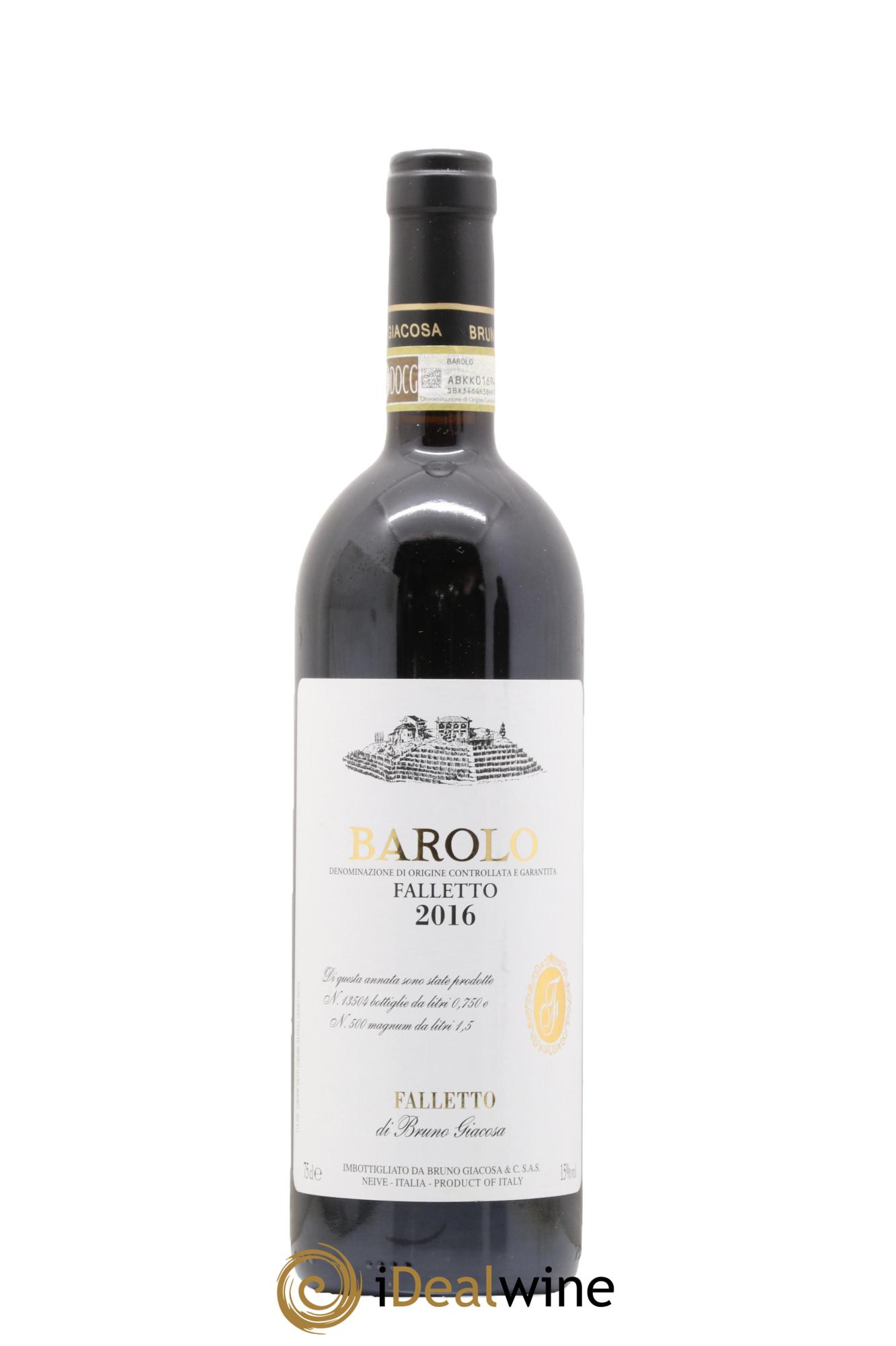 Barolo DOCG Azienda Agricola Falletto di Bruno Giacosa 2016 - Posten von 1 Flasche - 0