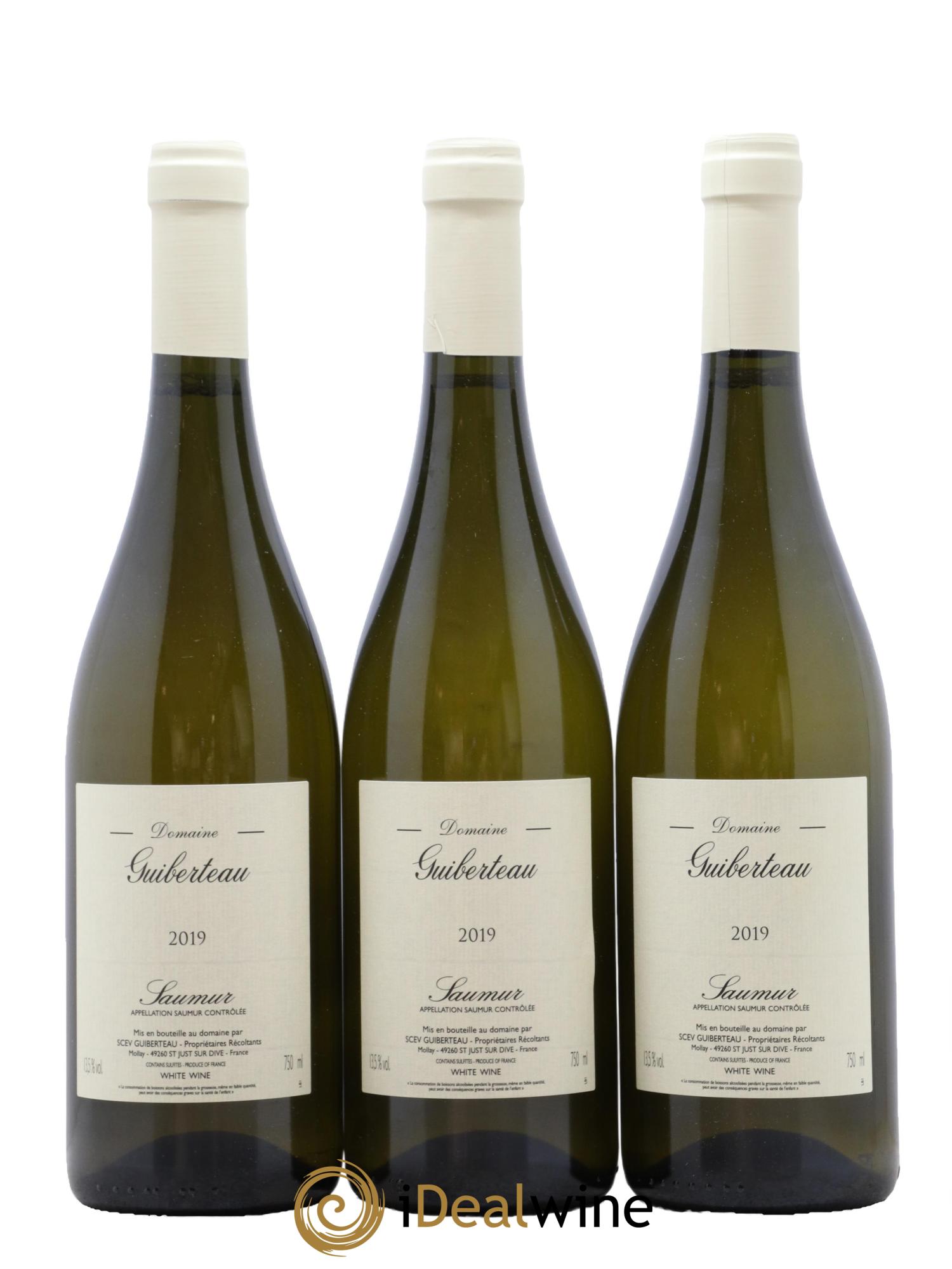 Saumur Domaine Guiberteau 2019 - Lot of 3 bottles - 0