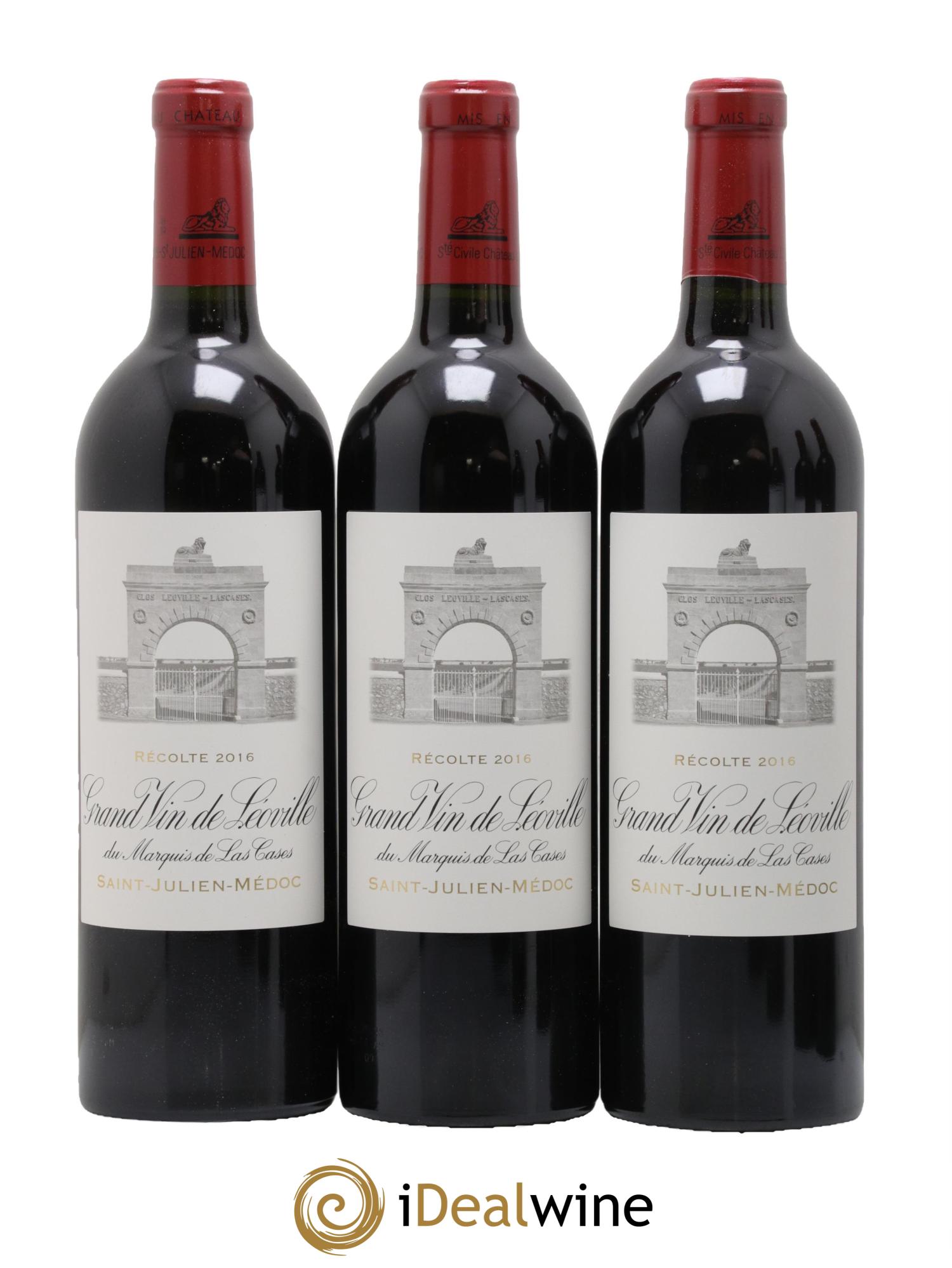 Château Léoville Las Cases 2ème Grand Cru Classé 2016 - Posten von 6 Flaschen - 1