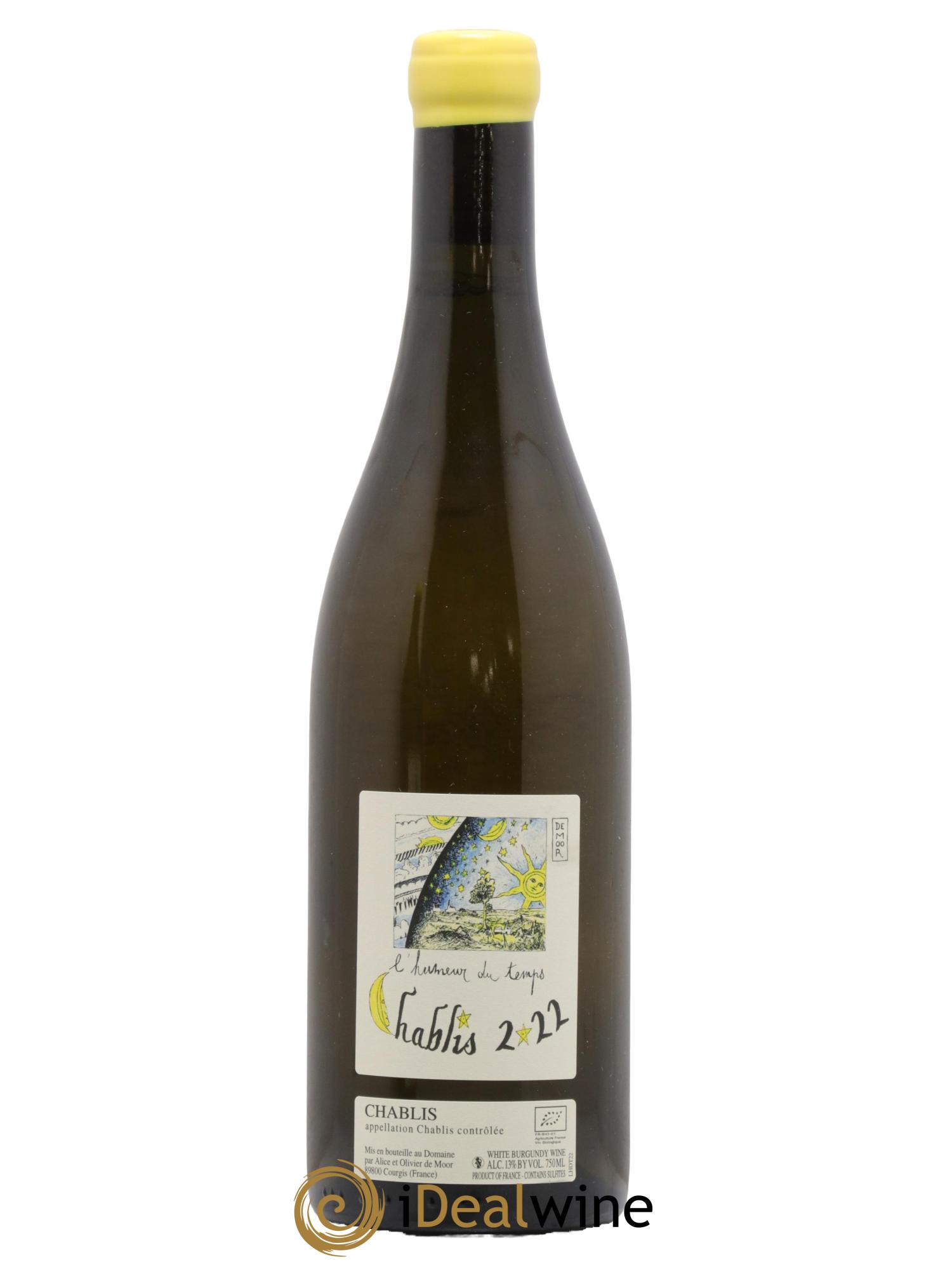 Chablis L'Humeur du Temps Alice et Olivier De Moor  2022 - Lot de 1 bouteille - 0