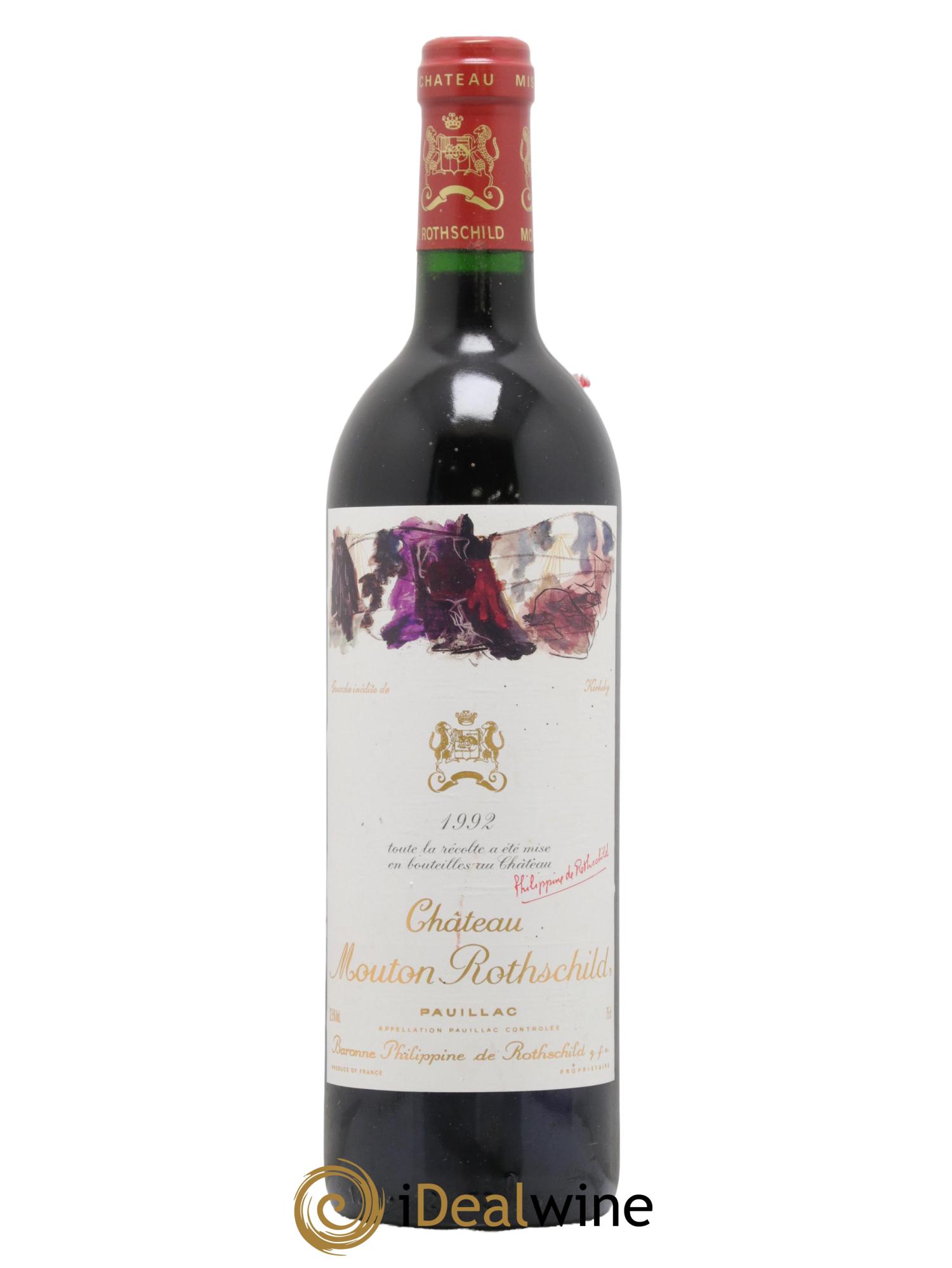 Château Mouton Rothschild 1er Grand Cru Classé  1992 - Lot of 1 bottle - 0