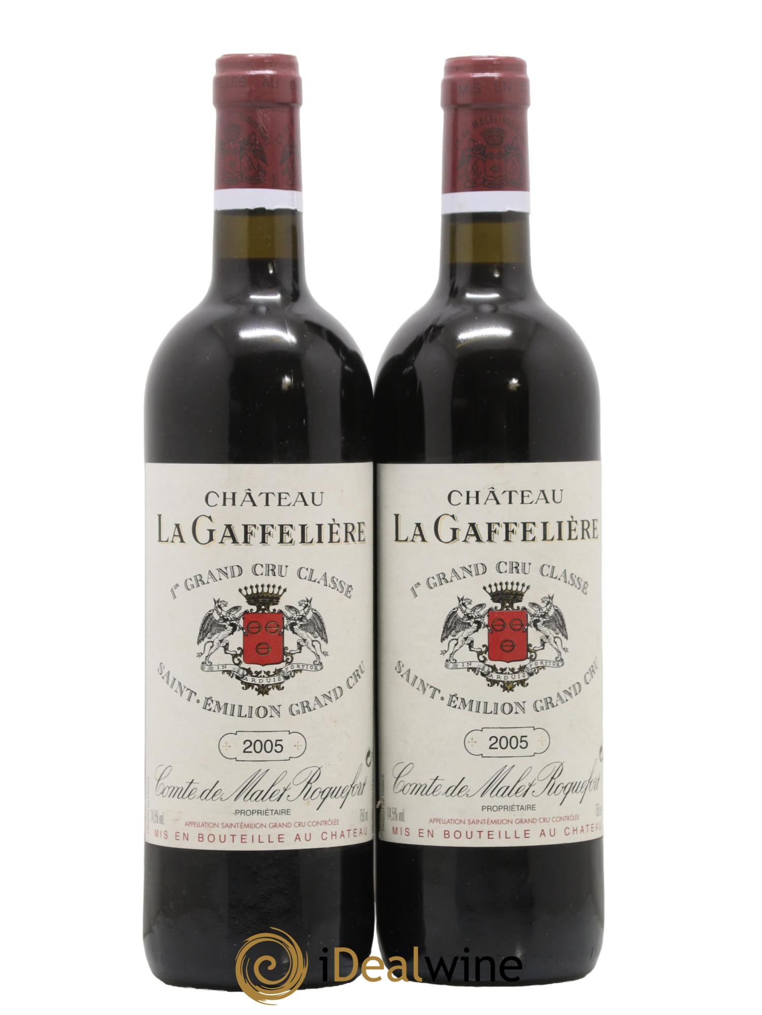 Château la Gaffelière 1er Grand Cru Classé B 2005 - Posten von 2 Flaschen - 0