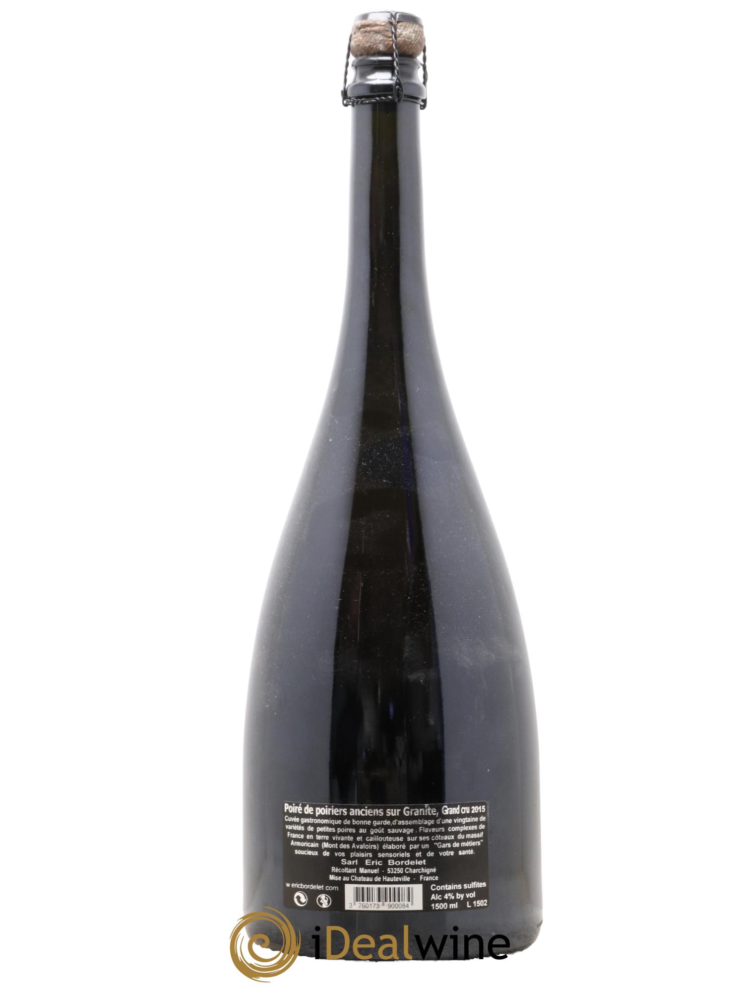 Cidre Poiré Granot eric Bordelet 2015 - Lot de 1 magnum - 1