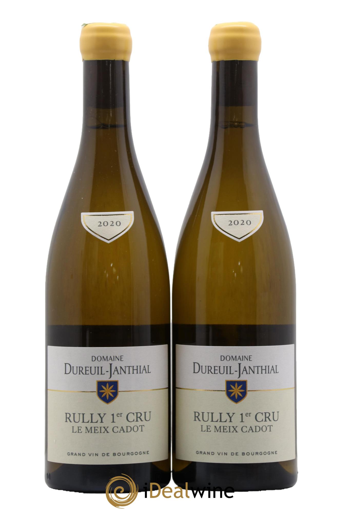 Rully 1er Cru Le Meix Cadot Vincent Dureuil-Janthial 2020 - Lot of 2 bottles - 0