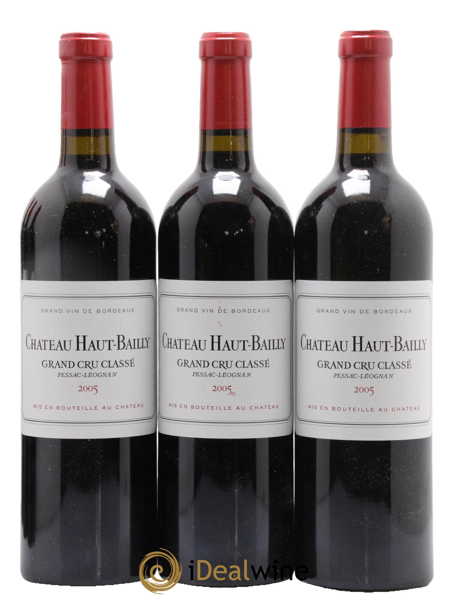 Château Haut-Bailly Cru Classé de Graves 2005 - Lot of 12 bottles - 3