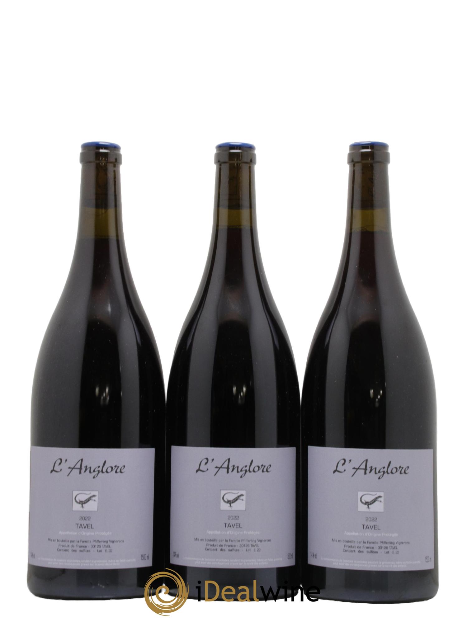 Tavel L'Anglore  2022 - Lot de 3 magnums - 0