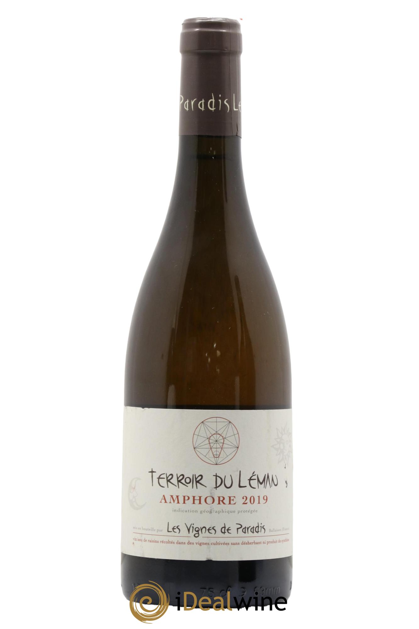 Vin de France Terroir Du Léman Amphore Les Vignes du Paradis 2019 - Lot de 1 bouteille - 0