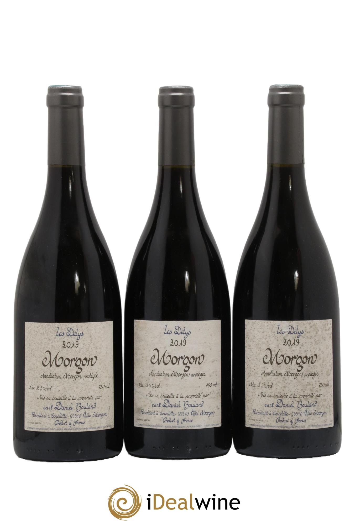 Morgon Delys Daniel Bouland (Domaine)  2019 - Lot of 3 bottles - 0