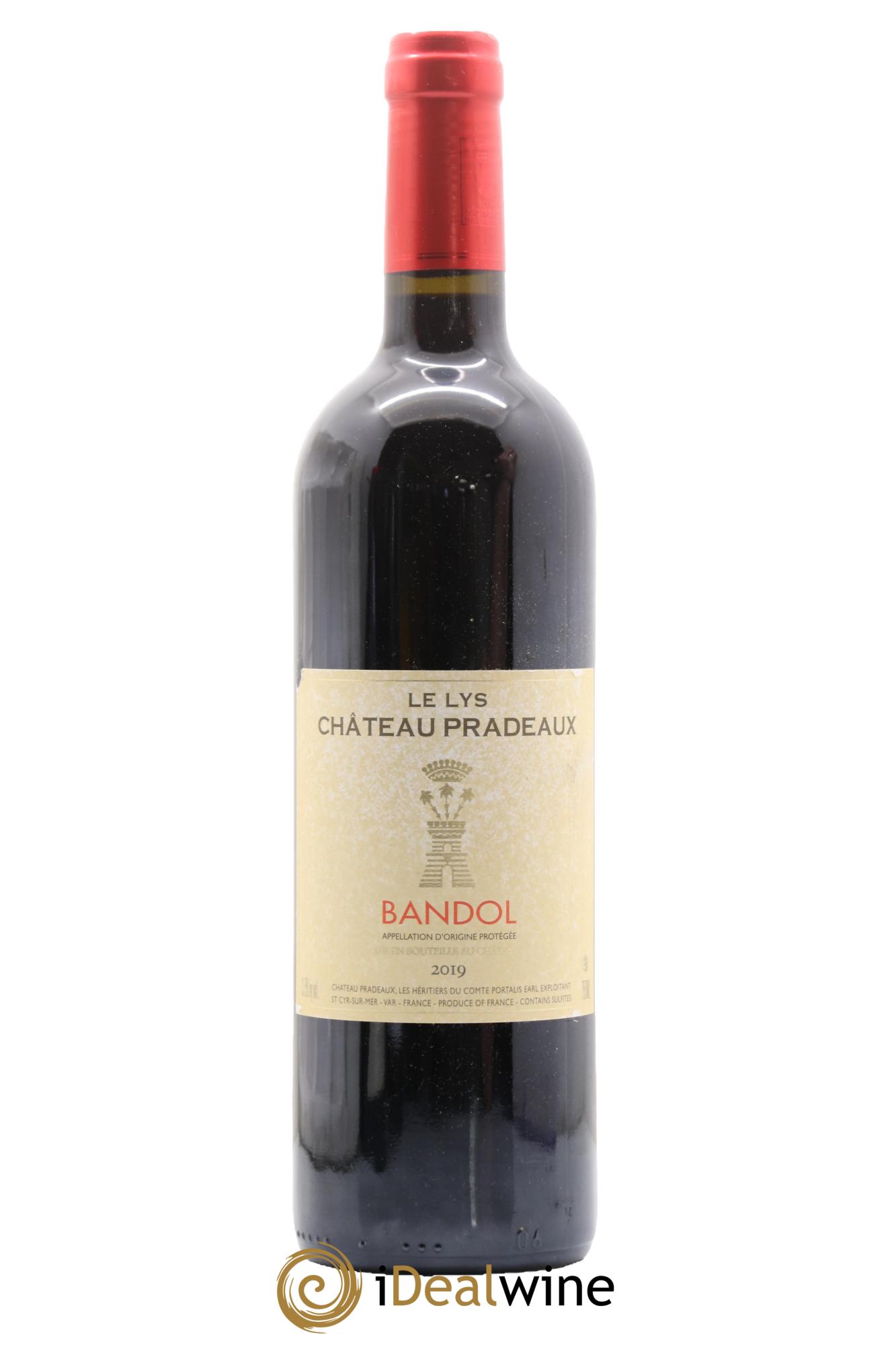 Bandol Château Pradeaux Le Lys Famille Portalis  2019 - Posten von 1 Flasche - 0