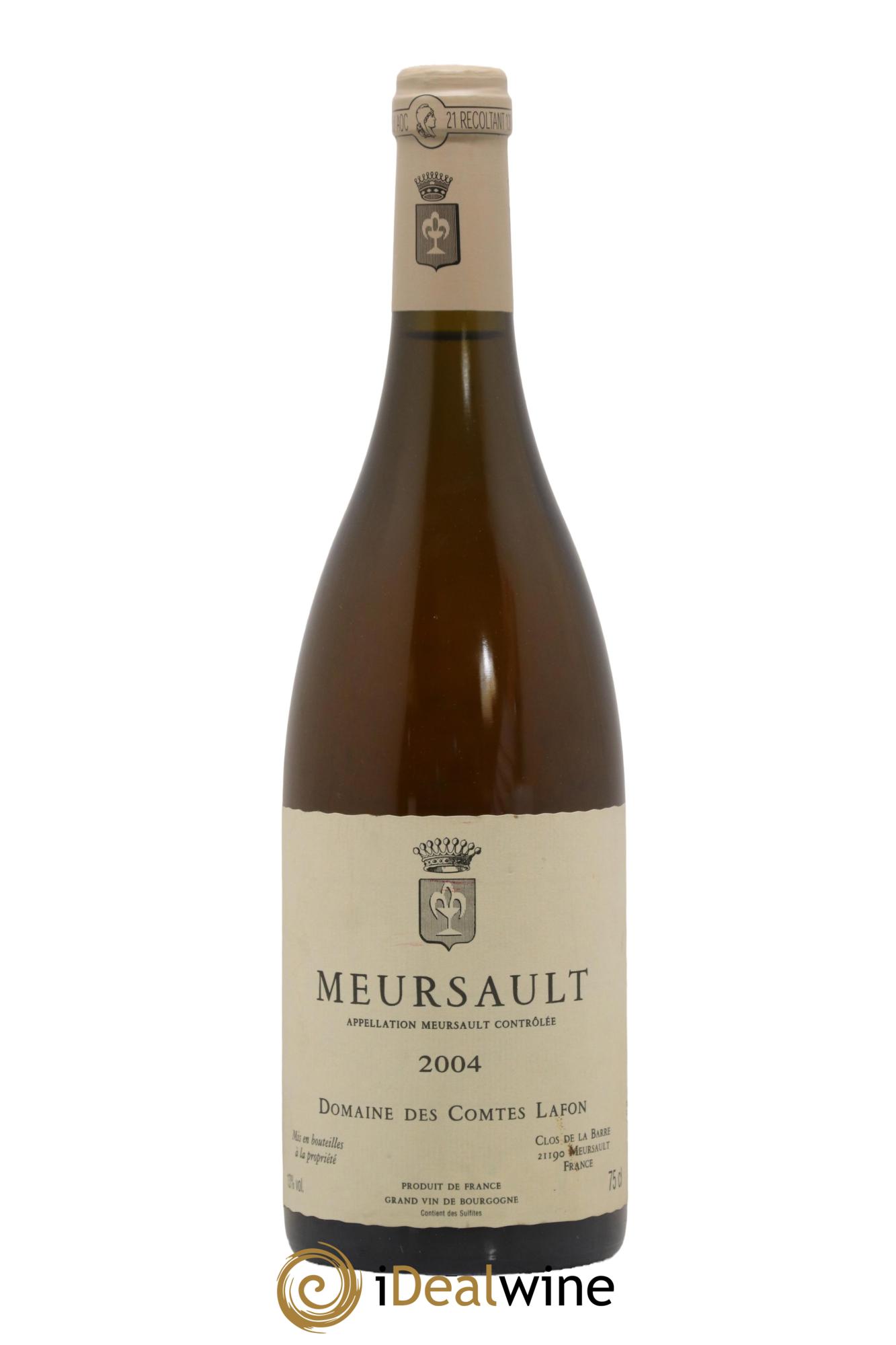 Meursault Comtes Lafon (Domaine des)  2004 - Posten von 1 Flasche - 0