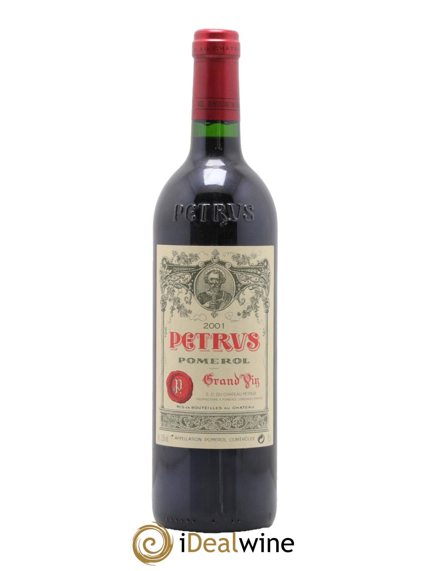 Petrus 2001 - Lot de 1 bouteille - 0