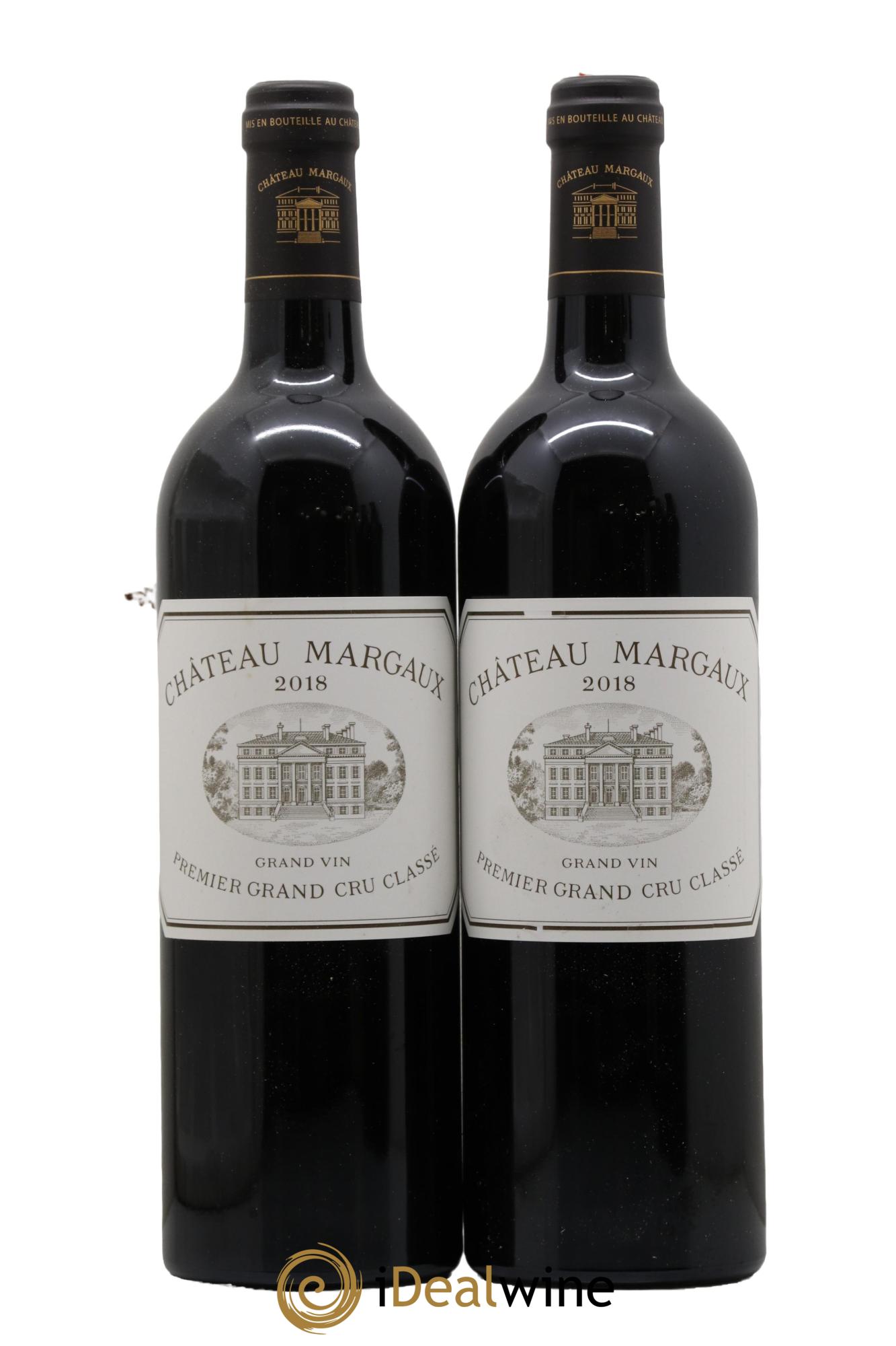 Château Margaux 1er Grand Cru Classé 2018 - Lot de 2 bouteilles - 0