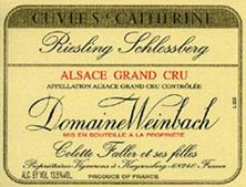 Wine label Alsace Riesling Clos des Capucins - Cuvée Sainte Catherine Weinbach (Domaine) 2003