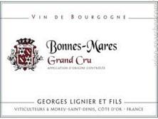 Etiquette du vin Bonnes-Mares Grand Cru Georges Lignier (Domaine) 2016