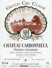 Etichetta Château Carbonnieux Cru Classé de Graves 1996