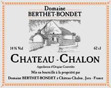 Wine label Château-Chalon Berthet-Bondet 1986