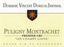 Etiquette du vin Puligny-Montrachet 1er Cru Les Champs Gains Vincent Dureuil-Janthial 2015