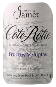 Etikette des Weins Côte-Rôtie Fructus Voluptas Jamet (Domaine) 2020