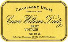 Etichetta Cuvée William Deutz Deutz 1979