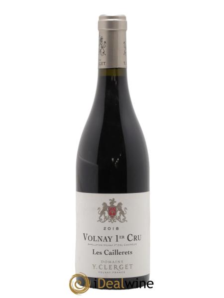 photo Volnay 1er Cru les Caillerets Domaine Clerget 2018