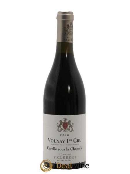 photo Volnay 1er Cru Carelle Sous la Chapelle Domaine Yvon Clerget 2018