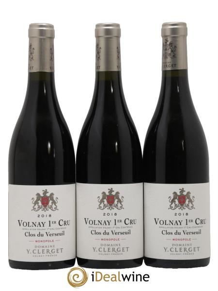 photo Volnay 1er Cru Clos du Verseuil Domaine Yvon Clerget 2018