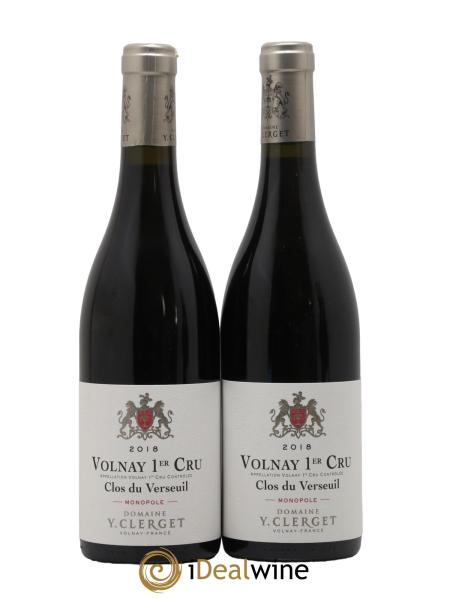 photo Volnay 1er Cru Clos du Verseuil Domaine Yvon Clerget 2018