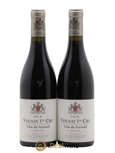 photo Volnay 1er Cru Clos de Verseuil Domaine Clerget 2018