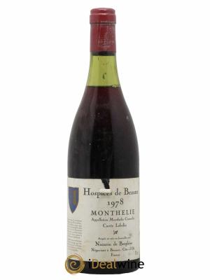 Monthélie Cuvée Le Belin Nazarin de Berghese Hospices de Beaune