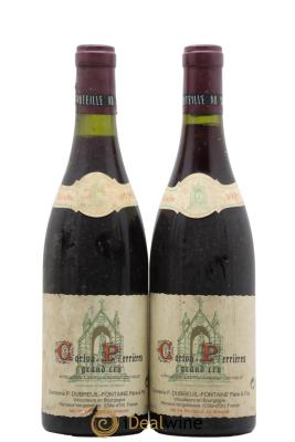 Corton Grand Cru Perrieres Domaine P Dubreuil Fontaine