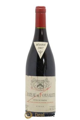 Côtes du Rhône Cuvée Syrah Château de Fonsalette