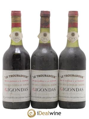 Gigondas Les Vins du Troubadour