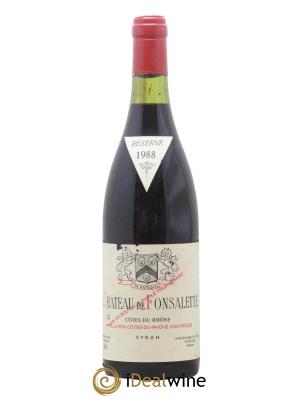 Côtes du Rhône Cuvée Syrah Château de Fonsalette