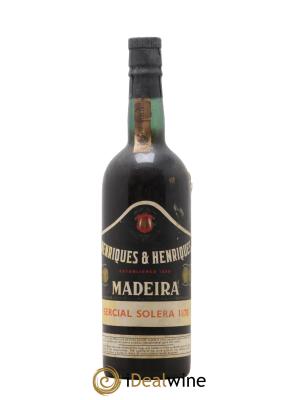 Madère Solera 1878 Sercial Henriques & Henriques