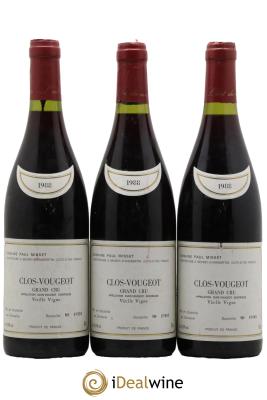 Clos de Vougeot Grand Cru Vieilles Vignes Domaine Paul Misset