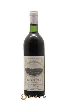 Pomerol Clos St Georges L Eglise Gerard Vielle