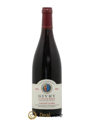 Givry La Petite Berge Vincent Lumpp