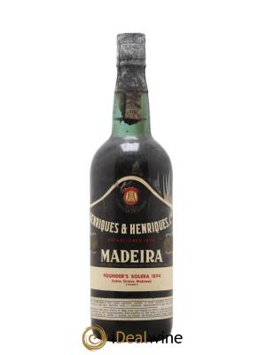 Madère Founders Solera 1894 Henriques & Henriques