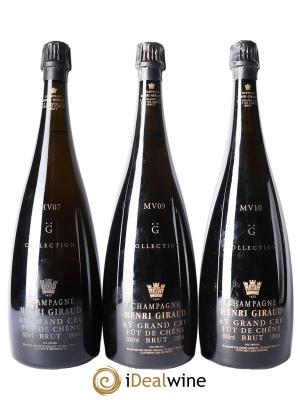 Champagne Ay Grand Cru MV07 MV09 M10 Fut De Chene Henri Giraud