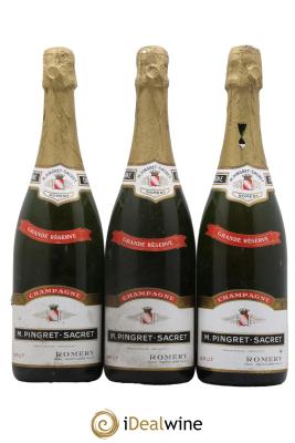 Champagne Grande Reserve Romery Brut Pingret Sacret