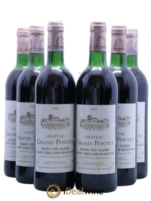 Château Grand Pontet Grand Cru Classé