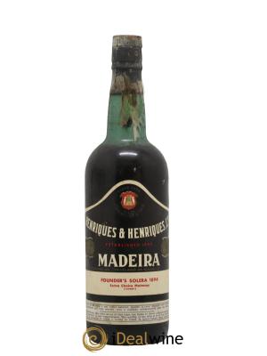 Madère Madere Founder s Solera Extra Choice Malmsey Henriques et Henriques