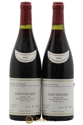 Clos de Vougeot Grand Cru Vieilles Vignes Domaine Paul Misset