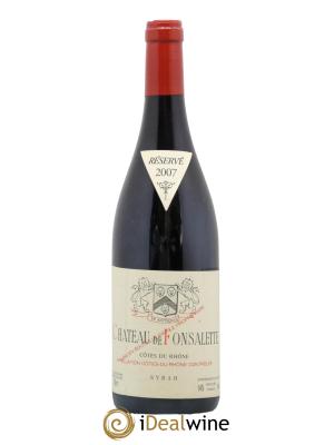 Côtes du Rhône Cuvée Syrah Château de Fonsalette