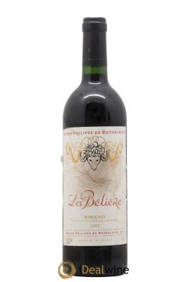 Bordeaux La Beliere Baron de Rothschild