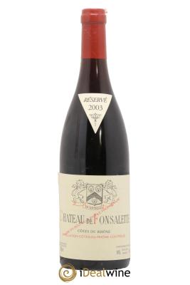 Côtes du Rhône Château de Fonsalette Emmanuel Reynaud