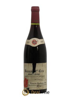 Beaune 1er Cru Montée Rouge Domaine Francois Protheau