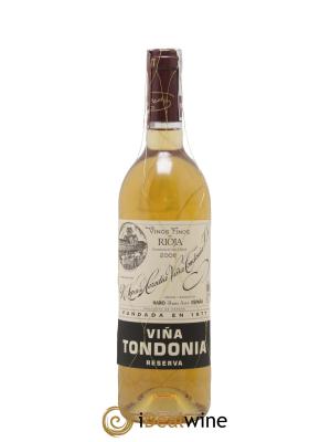 Rioja DOCA Reserva Vina Tondonia R. Lopez de Heredia